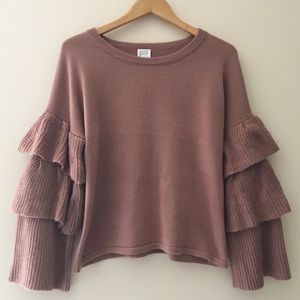 COPY - Cupio Ruffle Bell Sleeve Sweater